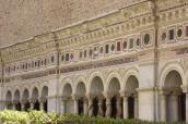 Courtyard of Lateran basilica in Rome